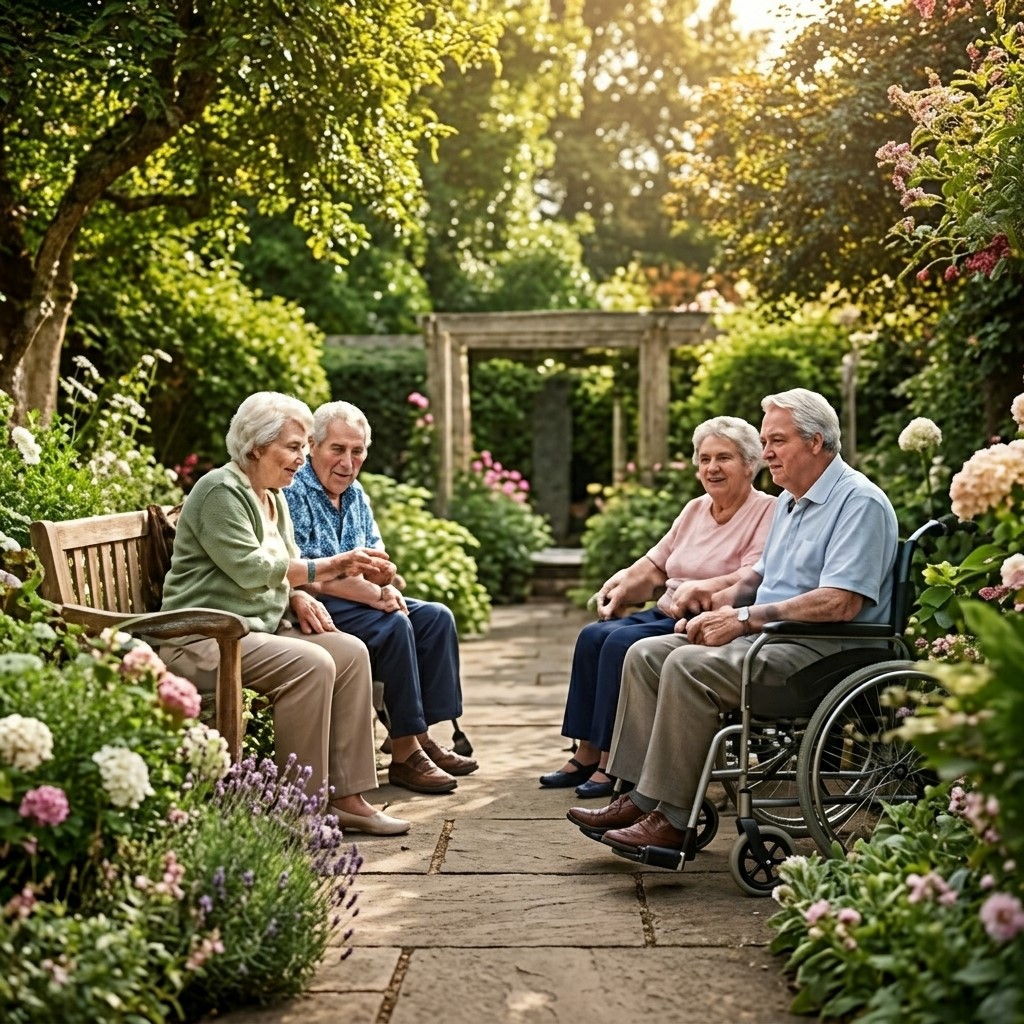 Relaxing Garden Courtyards